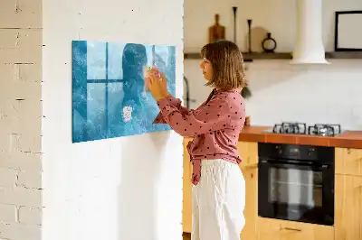 Popisovatelná magnetická tabule mořská voda