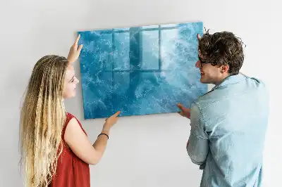 Popisovatelná magnetická tabule mořská voda