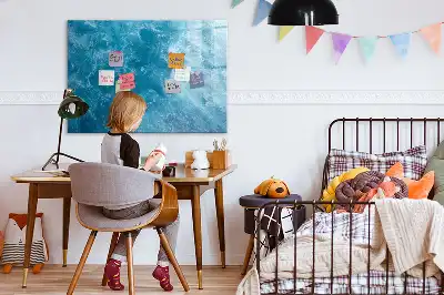 Popisovatelná magnetická tabule mořská voda