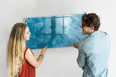 Popisovatelná magnetická tabule mořská voda