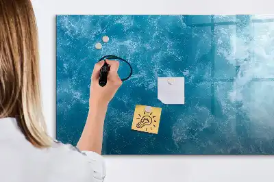 Popisovatelná magnetická tabule mořská voda