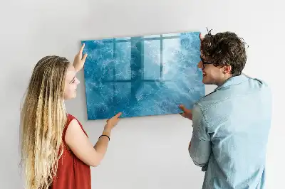 Popisovatelná magnetická tabule mořská voda