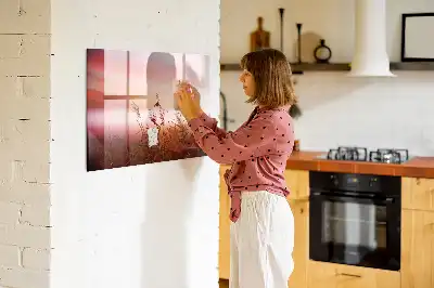 Magnetická kreslící tabule v designu Mlhavé ráno