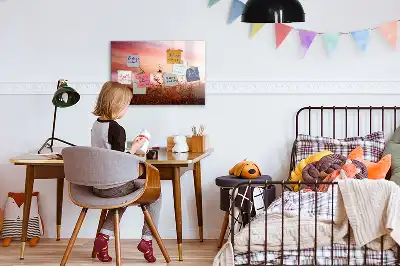 Magnetická kreslící tabule v designu Mlhavé ráno