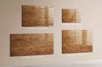 Magnetická kreslící tabule světlé dřevo