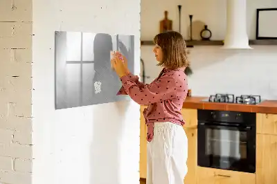Magnetická kreslící tabule na kovovou zeď