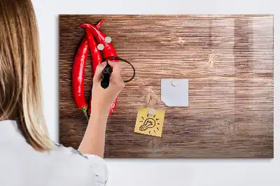 Magnetická popisovatelná tabule papričky