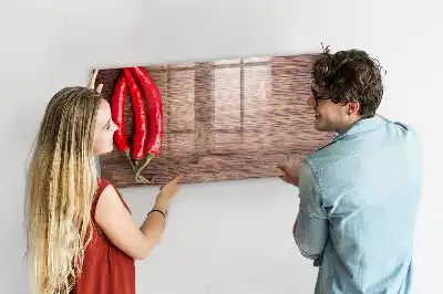 Magnetická popisovatelná tabule papričky