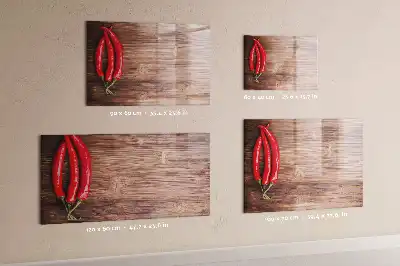 Magnetická popisovatelná tabule papričky