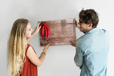 Magnetická popisovatelná tabule papričky