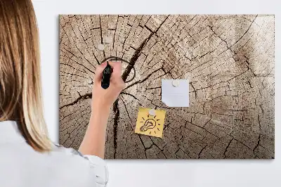 Magnetická kreslící tabule se vzorem starého kmene stromu