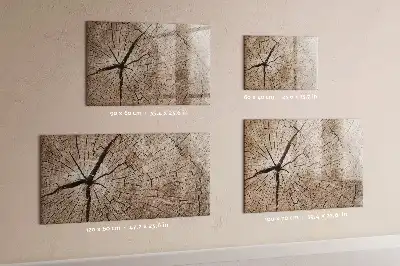 Magnetická kreslící tabule se vzorem starého kmene stromu