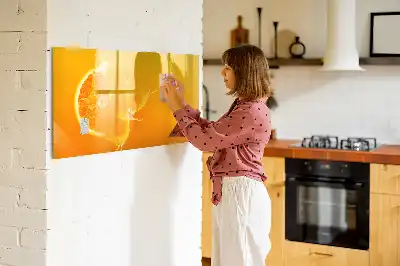 Magnetická popisovatelná tabule ve tvaru pomeranče