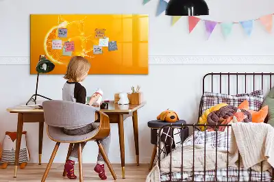 Magnetická popisovatelná tabule ve tvaru pomeranče