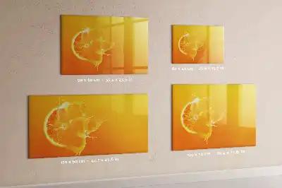 Magnetická popisovatelná tabule ve tvaru pomeranče