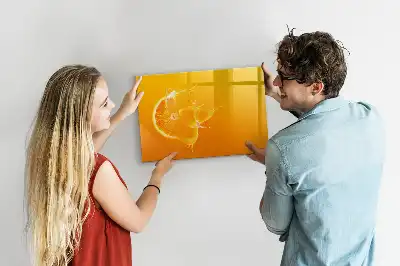 Magnetická popisovatelná tabule ve tvaru pomeranče