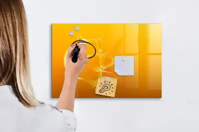 Magnetická popisovatelná tabule ve tvaru pomeranče