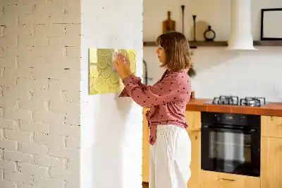 Magnetická tabule s motivem plátků citrónu