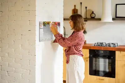 Magnetická tabule na psaní s motivem ovoce na stole