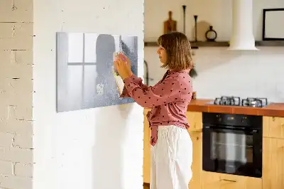 Magnetická popisovatelná tabule ve tvaru kousku dortu