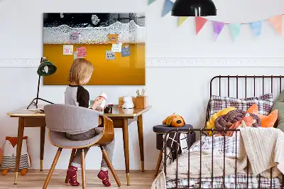 Magnetická kreslicí tabule půllitr piva