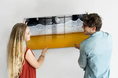 Magnetická kreslicí tabule půllitr piva