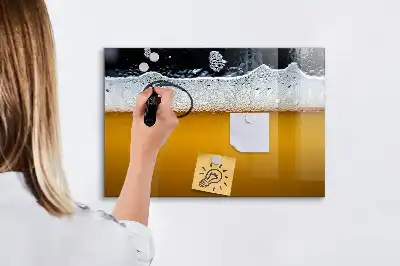 Magnetická kreslicí tabule půllitr piva