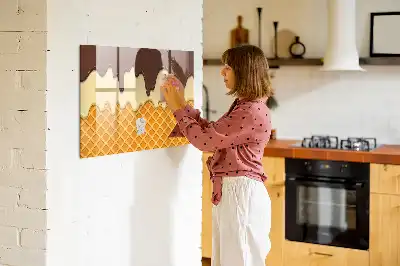 Magnetická tabule v podobě zmrzliny