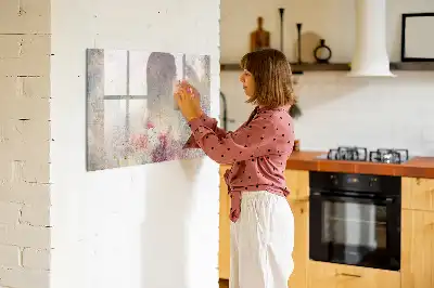 Magnetická kreslící tabule v designu malované abstrakce