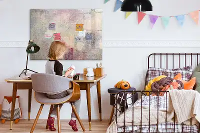 Magnetická kreslící tabule v designu malované abstrakce