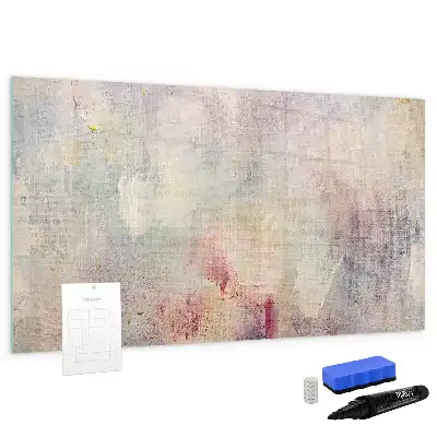 Magnetická kreslící tabule v designu malované abstrakce