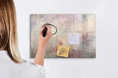 Magnetická kreslící tabule v designu malované abstrakce