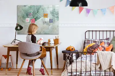 Popisovatelná magnetická tabule s mramorovým povrchem