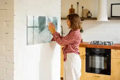 Popisovatelná magnetická tabule s mramorovým povrchem