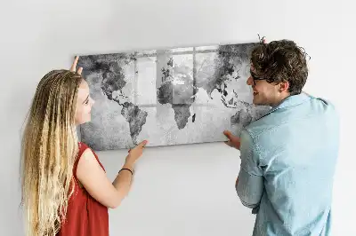 Magnetická kreslící tabule motiv mapa světa