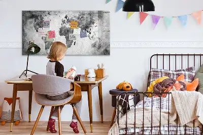 Magnetická kreslící tabule motiv mapa světa
