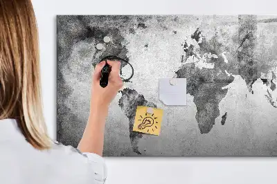 Magnetická kreslící tabule motiv mapa světa