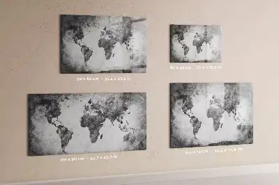 Magnetická kreslící tabule motiv mapa světa