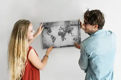 Magnetická kreslící tabule motiv mapa světa