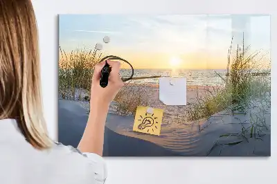 Magnetická kreslící tabule západ slunce na pláži