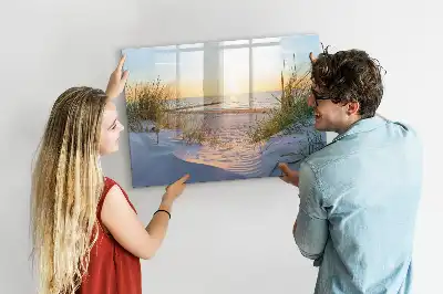 Magnetická kreslící tabule západ slunce na pláži