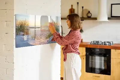 Magnetická kreslící tabule západ slunce na pláži