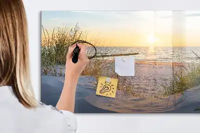 Magnetická kreslící tabule západ slunce na pláži