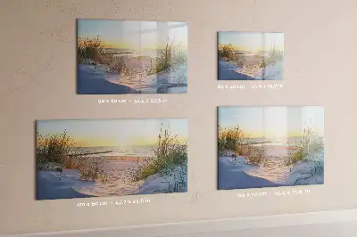 Magnetická kreslící tabule západ slunce na pláži