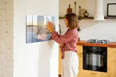 Magnetická kreslící tabule západ slunce na pláži