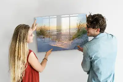 Magnetická kreslící tabule západ slunce na pláži