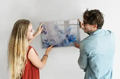 Popisovatelná magnetická tabule ve stylu tah štětcem