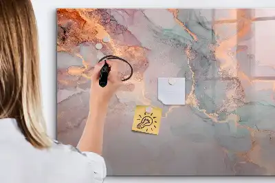 Magnetická kreslící tabule dekorativní mramor