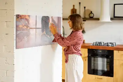 Magnetická kreslící tabule dekorativní mramor