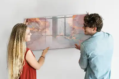Magnetická kreslící tabule dekorativní mramor